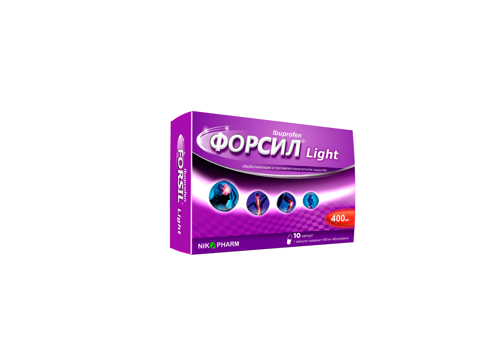 FORSIL LIGHT kapsulalar  400mg N10