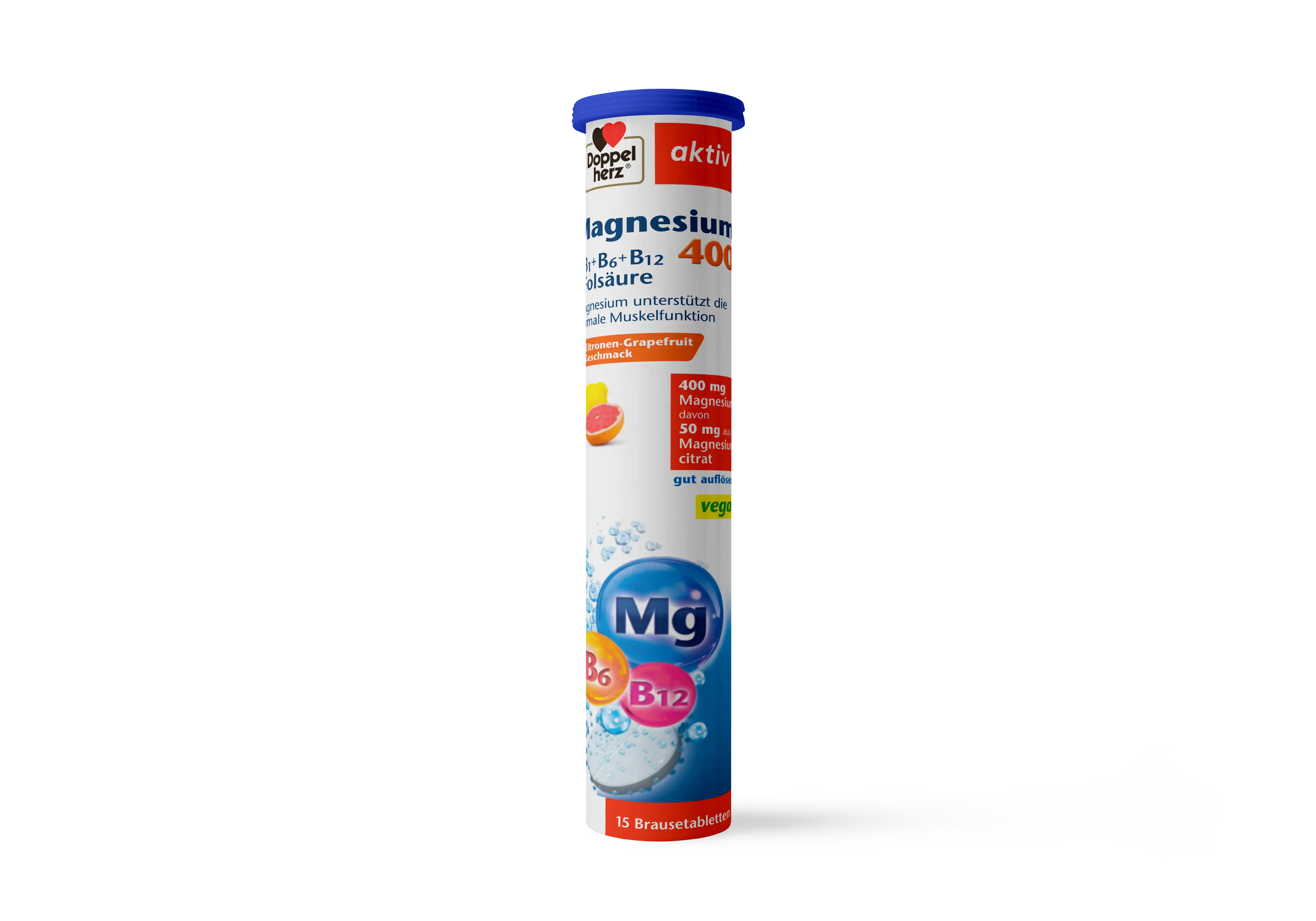 DOPPELGERS AKTIV MAGNIY+VITAMINI GRUPPI V shipuchie tabletkalari N15