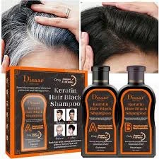 Disaar Ottenochniy shampun ot sedini s keratinom Keratin Hair Black Shampoo 400 ml
