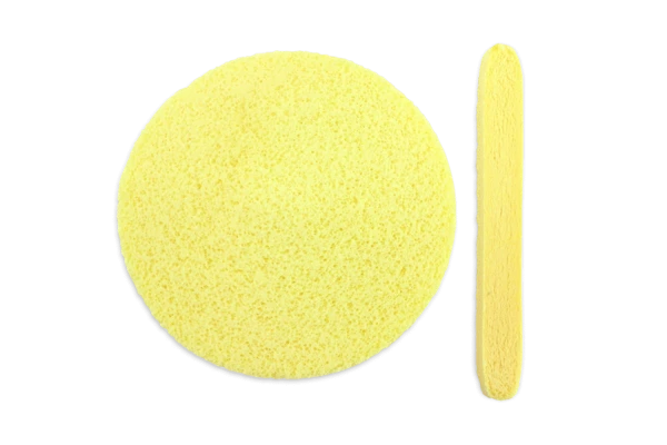 Спонж прессованный (гладкая структура) - натуральный