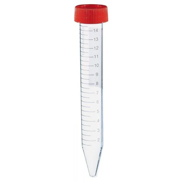 Probirka mernaya s krasnoy krishkoy PP-10 ml