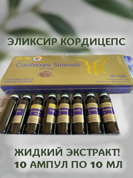 Эликсир Кордицепс в ампулах