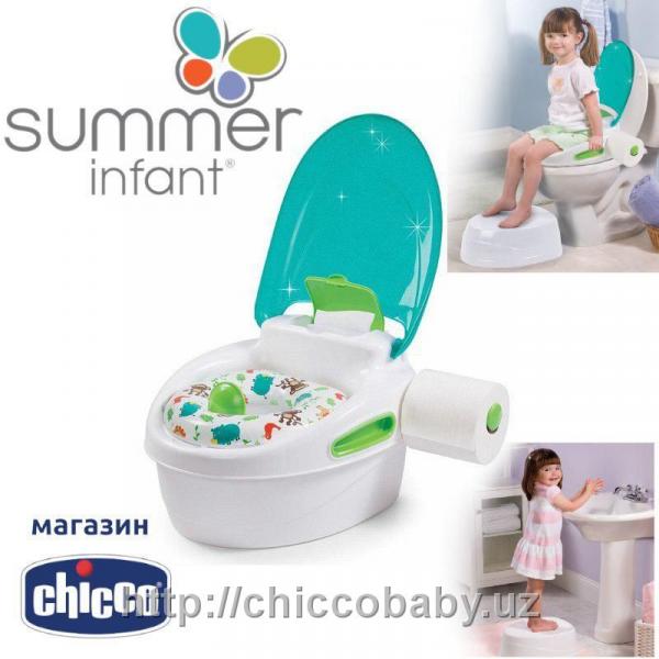 Горшок-подножка 3 в 1 Step-By-Step Potty Summer Infant