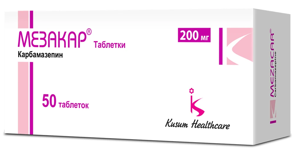 MEZAKAR tabletkalari 200mg N50
