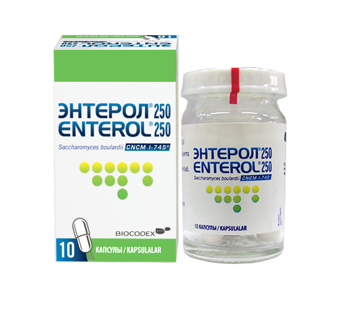 ЭНТЕРОЛ 0,25 капсулы N10