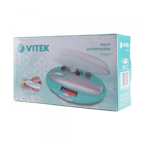 Manikyur to'plami Vitek VT-2212, 1 yil kafolat