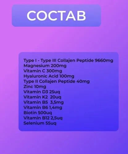 Kollagen Max Plus yoki zox kukuni magniy bilan 30 ta paket