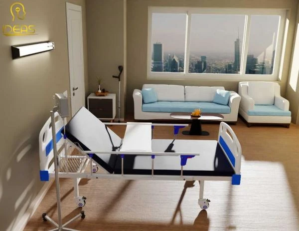 Medisinskaya krovat odna funksionalnaya dlya osnashenie kliniki