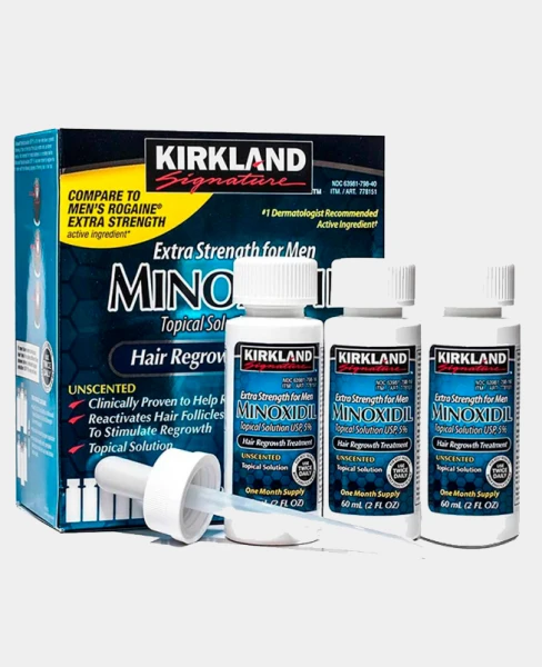 Средство для роста волос на голове и бороды "Мinoxidil kirkland 5%"