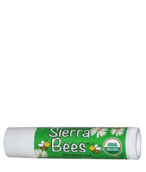 Органический бальзам для губ, таману и чайное дерево Sierra Bees