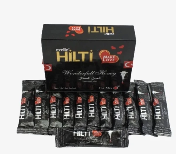 Erkaklar va ayollar uchun "Hilti Wonderfull" asal tayoqchasi 12 paket