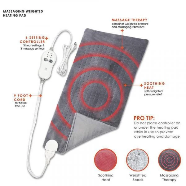 Электрическая лечебная массажная грелка