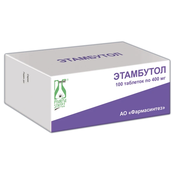 ETAMBUTOL tabletkalari 400mg N100