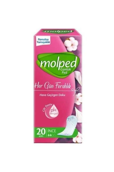 Ежедневные прокладки everyday freshness, 20 шт Molped