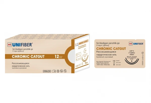 Перчатки хирургические (ПГА/PGA) шовные материалы (нити) MC UNIFIBER