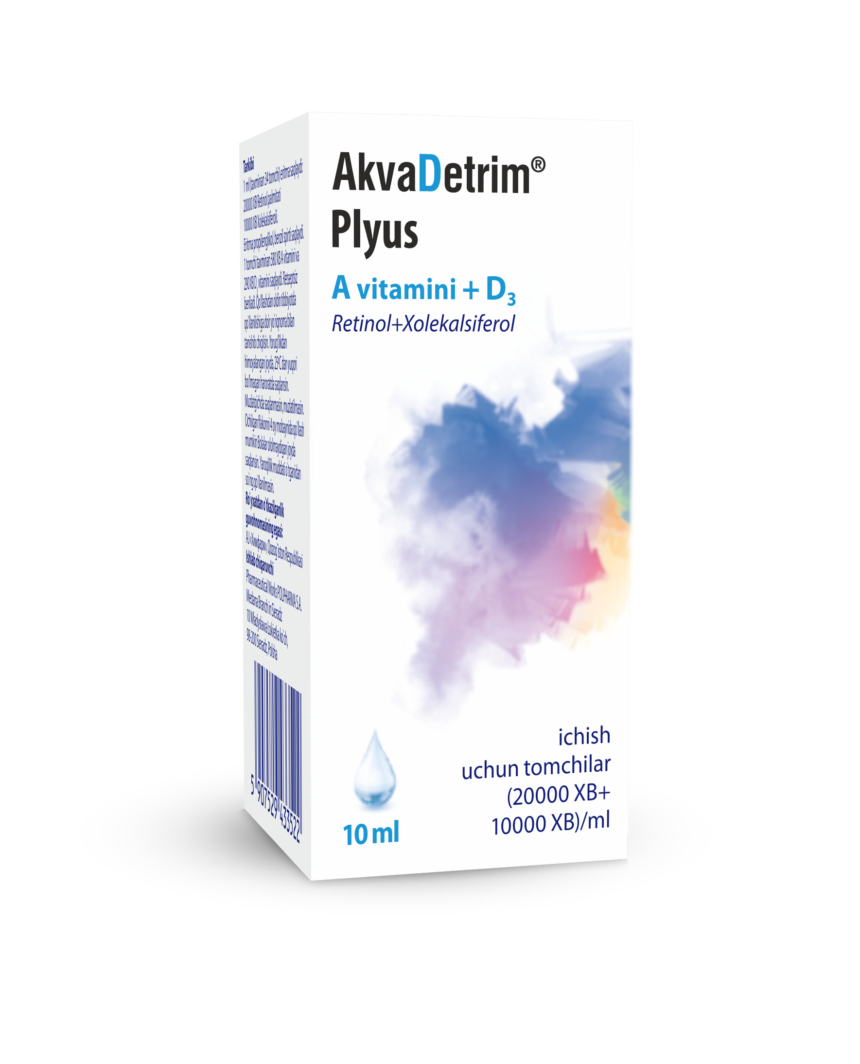 AKVADETRIM PLUS tomchilari 10ml