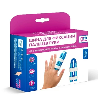 Шина для фиксации пальцев руки