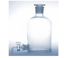 Бутыль Вульфа (склянка-аспиратор) с краном и притертой крышкой, 2,5 л