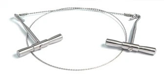 Buralgan simli arra (2 tutqich va 500 mm kabel)