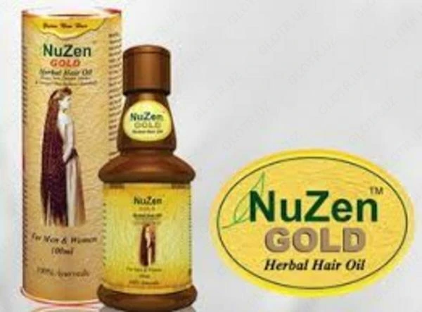 Лечебное травяное масло для роста волос - NuZen Gold Herbal Hair Oil