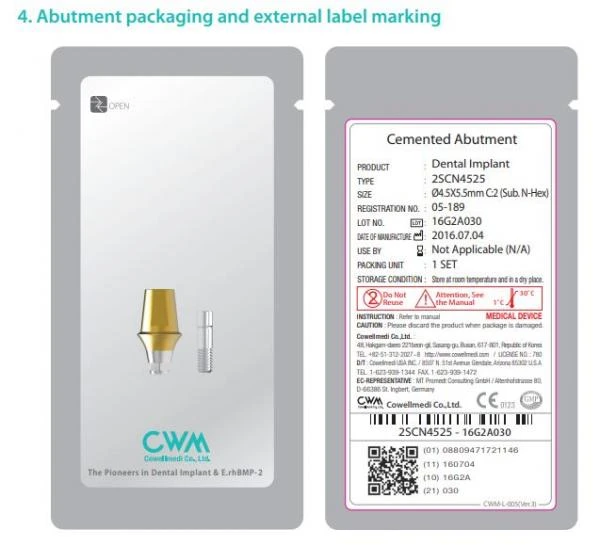 Pryamoy abatment EASY TEMPORARY