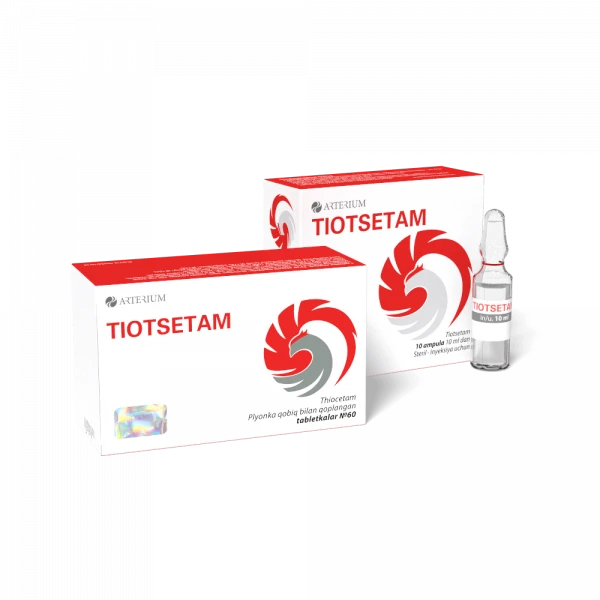 TIOSETAM tabletkalari 400mg/100mg N30