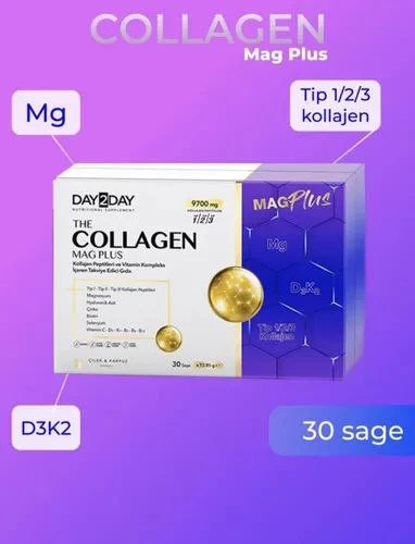 Kollagen Max Plus yoki zox kukuni magniy bilan 30 ta paket