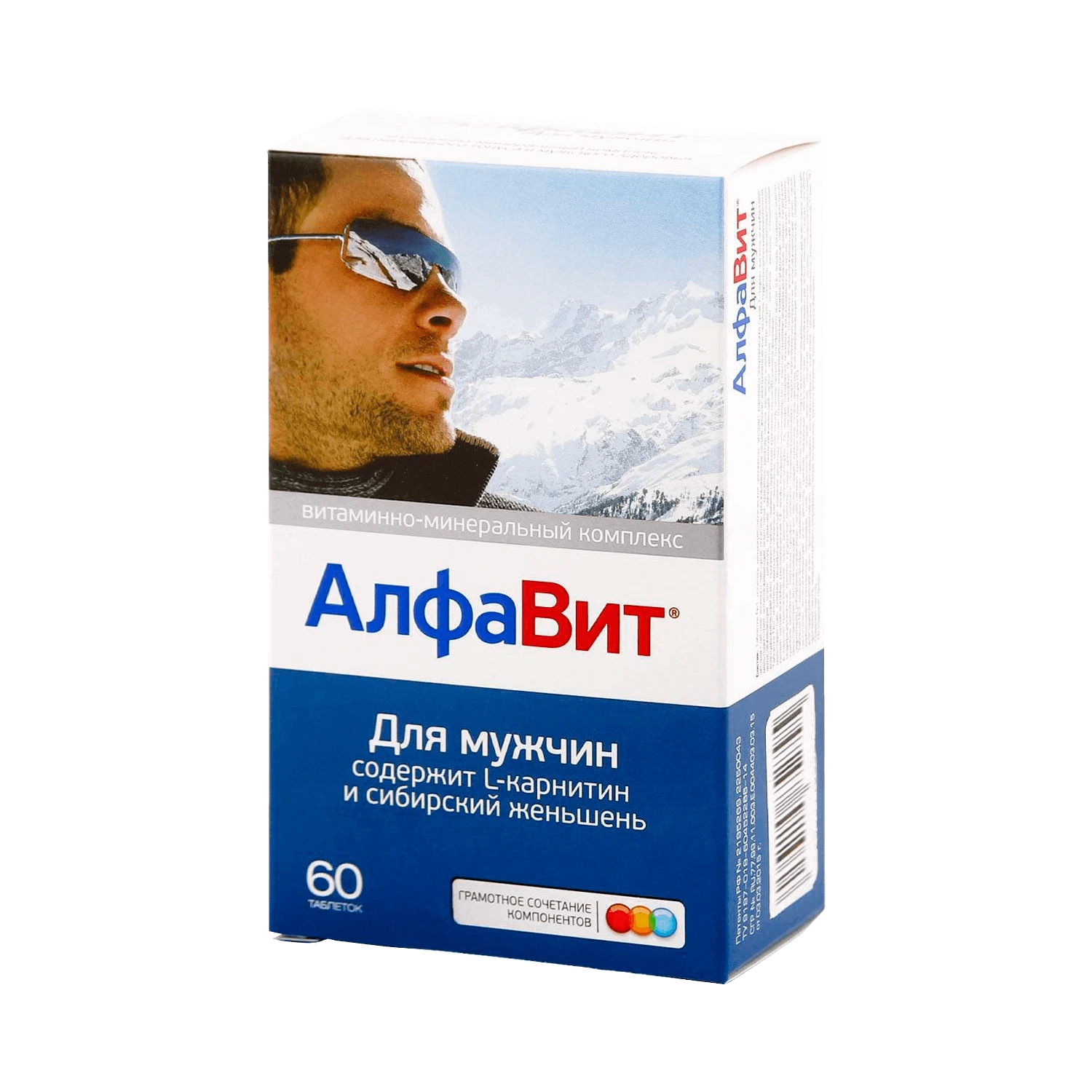 ALFAVIT DLYA MUJCHIN tabletkalari 550mg N60