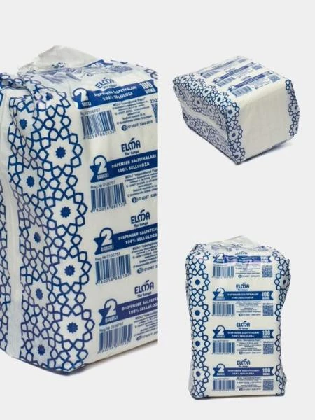 Салфетки V (в коробочной упаковке) Elma 70 шт (306)
