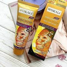 Zolotaya maska dlya lisa Wokali Whitening Gold Caviar