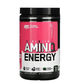 Aminokislotalar Optimal ovqatlanish, ESSENTIAL AMIN.O. ENERGY, Juicy Qulupnay, 9,5 oz (270 g)