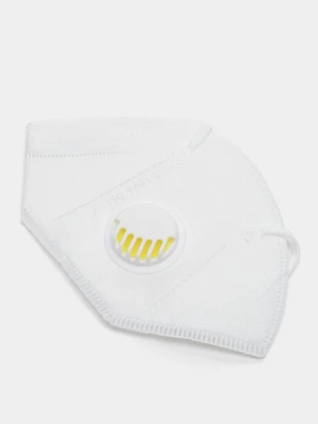 Tibbiy respiratorli niqob KN 95, klapanli