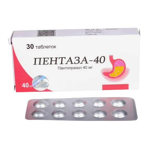 PENTAZA tabletkalari 40mg N30