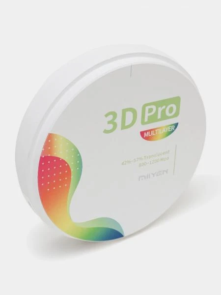 Stomatologicheskiy material MIYEN Zirconia Blocks 98*22 mm 3D PRO ML/A3