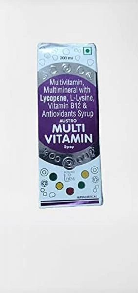 Мультивитаминный сироп Multi vitamin syrup Austro lab