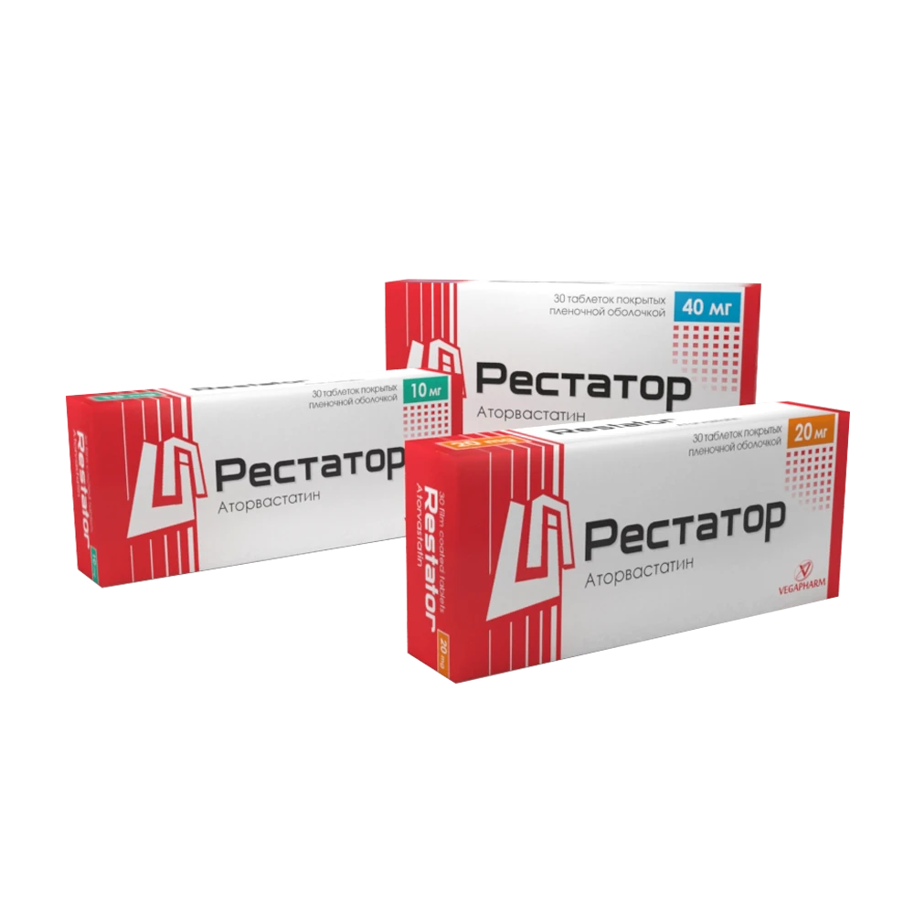 RESTATOR tabletkalari 10mg N30