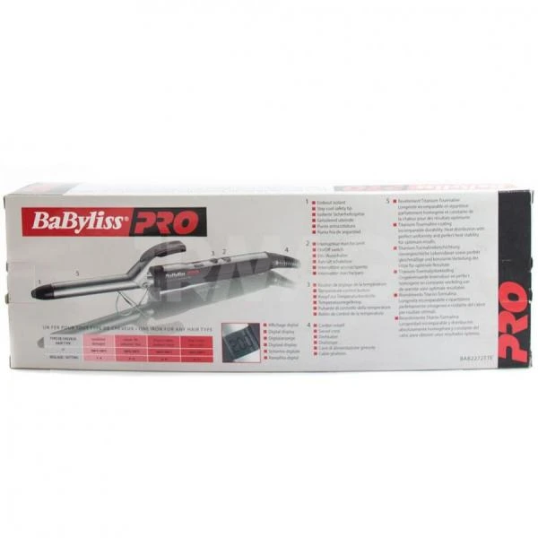 Плойка BaByliss Pro Titanium Tourmaline BAB2274TTE , цифровая