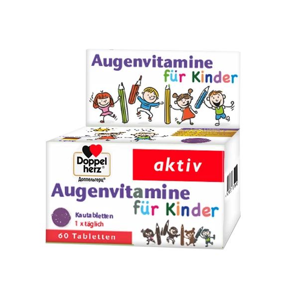 DOPPELGERS AKTIV VITAMINI DLYA GLAZ DLYA DETEY jevatelnie tabletkalari N60
