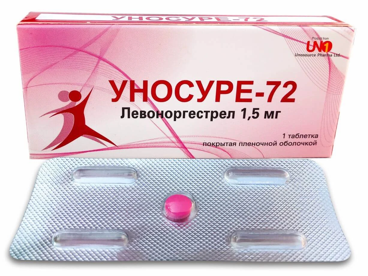 УНОСУРЕ 72 таблетки 1,5мг N1