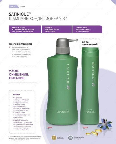 Шампунь - препятствующий выпадению волос - SATINIQUE™
