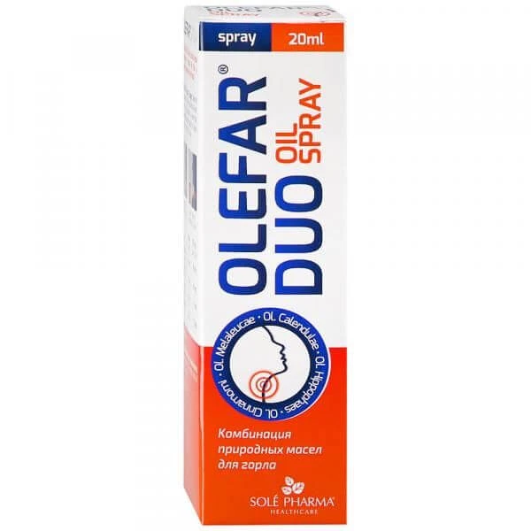 Olefar DUO Oil spray 20 ml