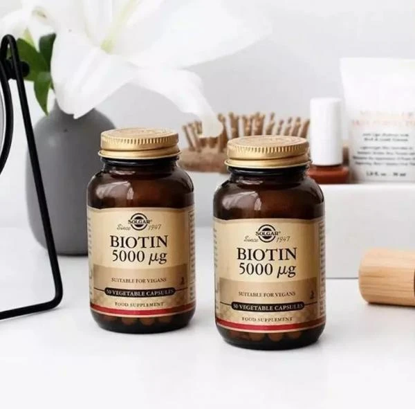Таблетки биотина для здоровой кожи и волос Solgar Biotin 1000mg (250 шт.)