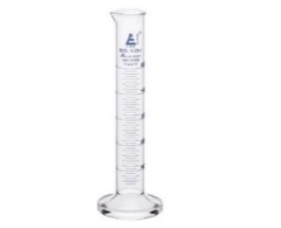1000 ml gradusli silindr, " a " sinf, borosilikat shisha