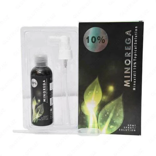 Minorega (minoxidil) 10% dlya rosta volos i borodi
