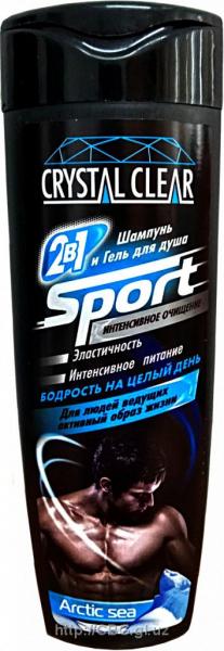Шампунь и гель для душа 2 в 1 Crystal Clear