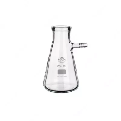 Коническая колба Бунзена 250 мл с тубусом