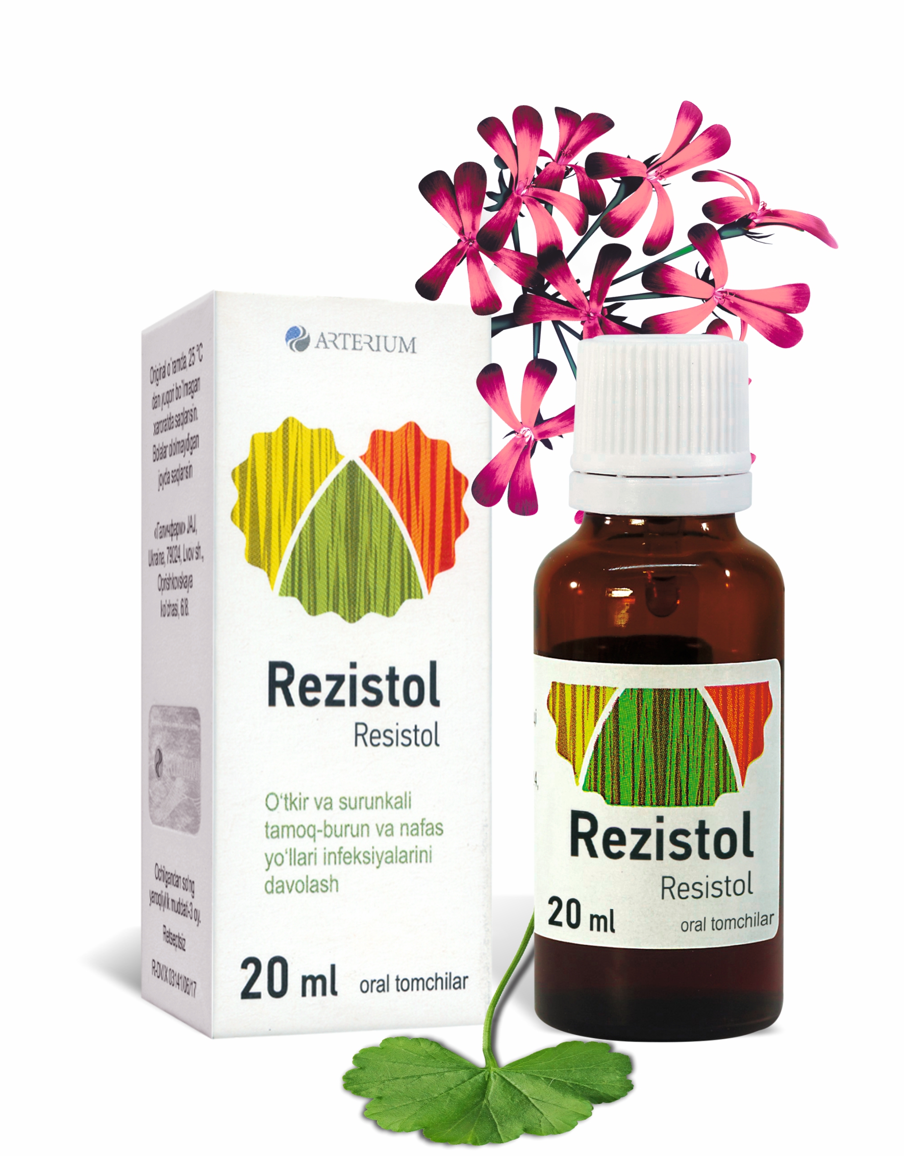 REZISTOL tomchilar oralnie 20ml