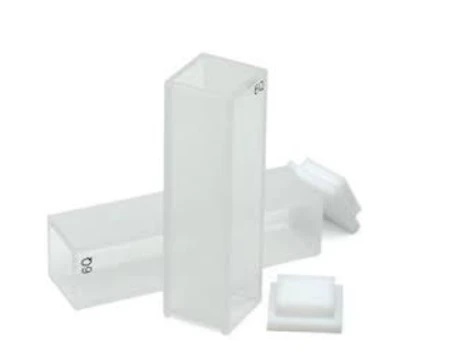 Kvadrat kyuvetlar, kvarts, yorug'lik yo'li 20 mm