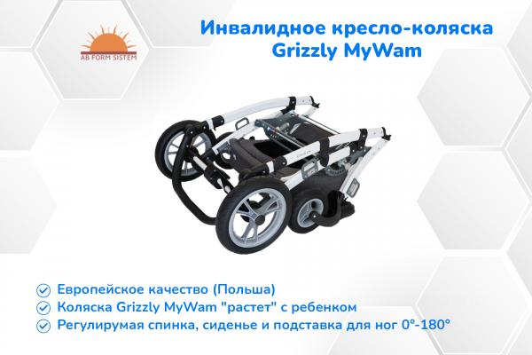 Инвалидное кресло-коляска детская Grizzly MyWam (ПОЛЬША) в наличии!