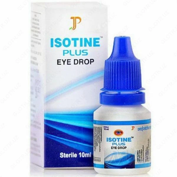 Ko'z tomchilari Aysotin Plus (Isotine Plus)
